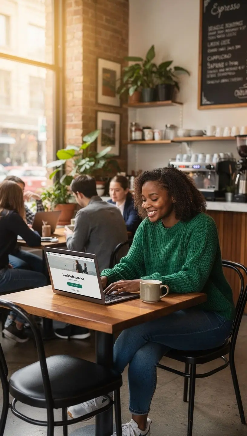 Grafika przedstawiająca zadowolone osoby korzystające z ubezpieczenia komunikacyjnego.