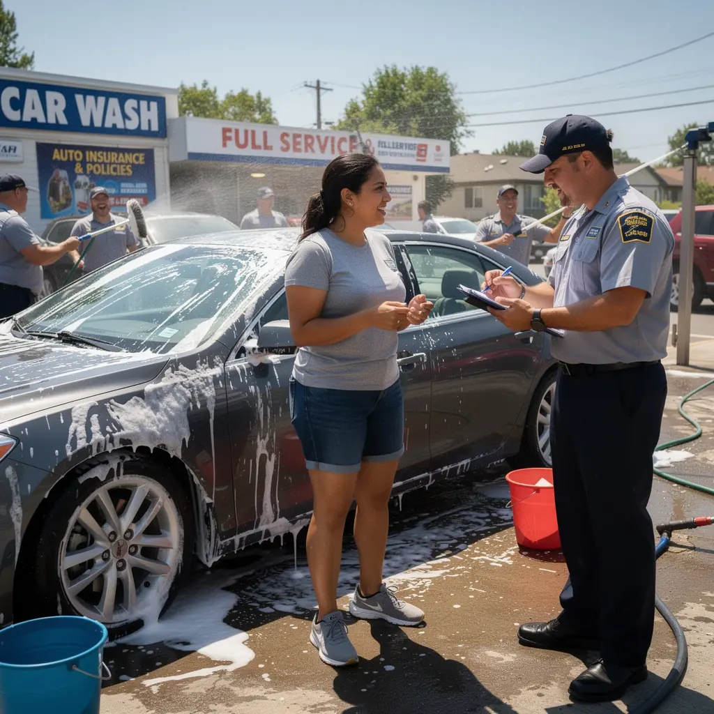 Osoba korzystająca z platformy internetowej do zakupu ubezpieczenia samochodowego.