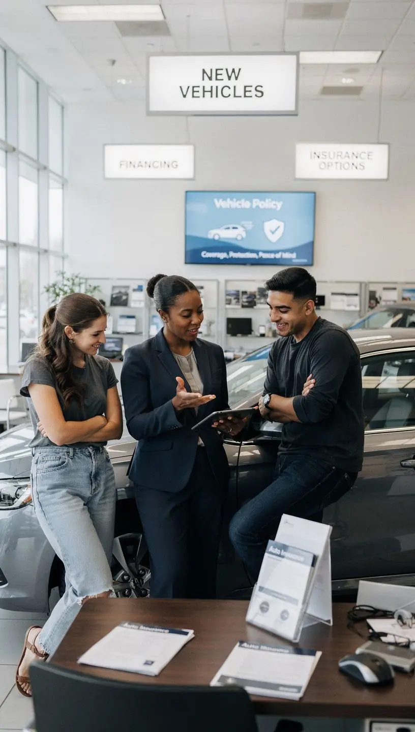 Ekran przedstawiający formularz ubezpieczenia pojazdu online