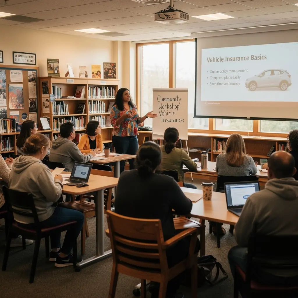 Nowoczesny samochód z widoczną polisa ubezpieczeniową na siedzeniu